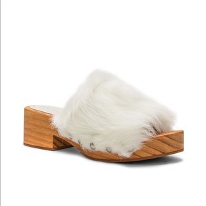 Free People Faux Fur Sonnet Clog